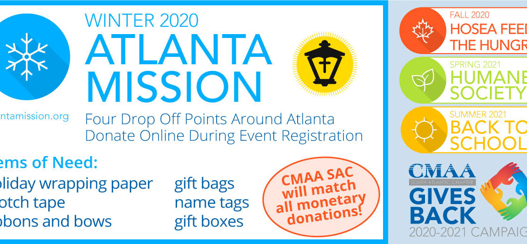 WINTER 2020 | CMAA SAC Gives Back